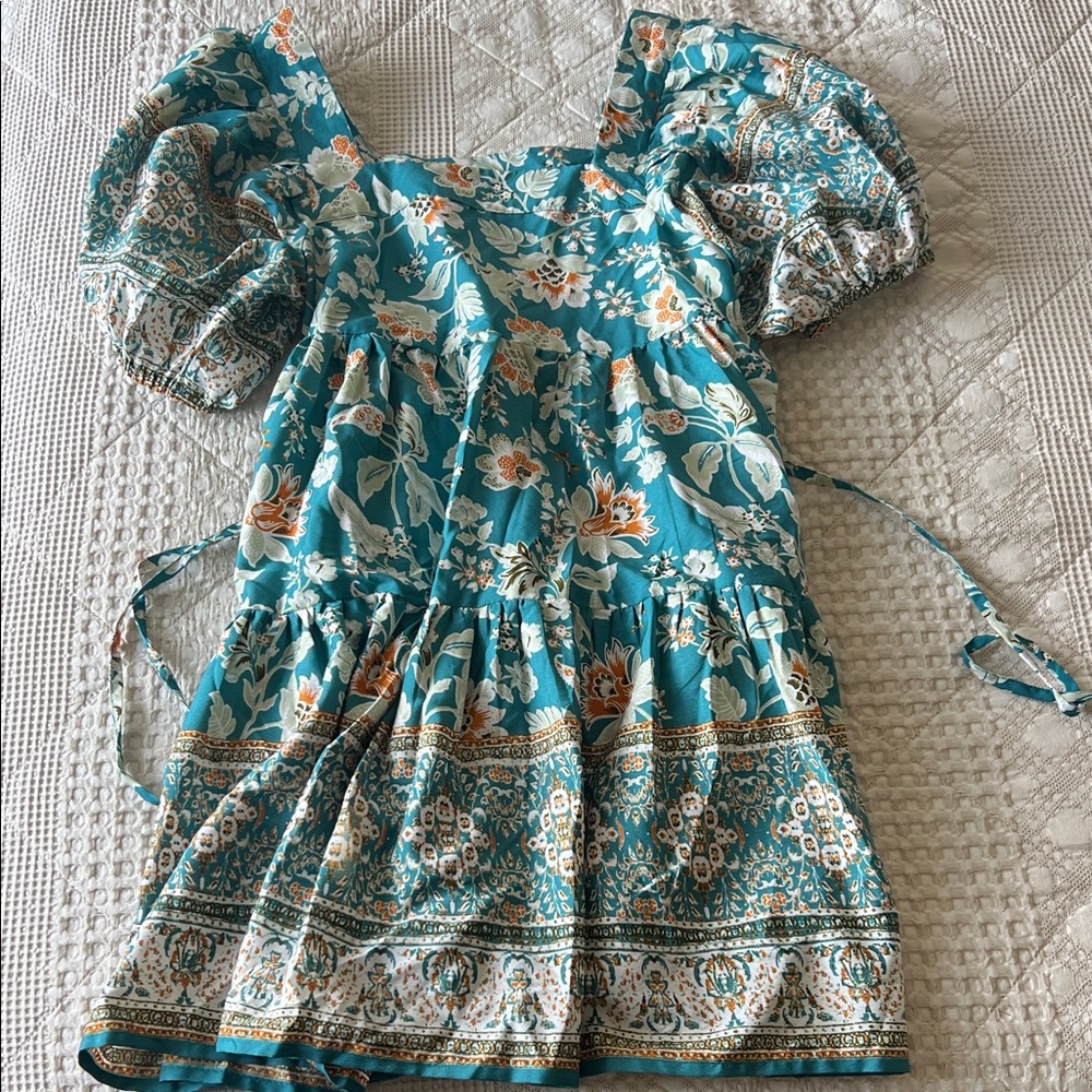 Band of the Free Floral Puff Sleeve Dress